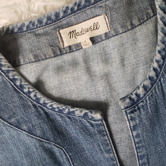 Denim Madewell Tunic Dress Size Medium - Picture 1 of 3